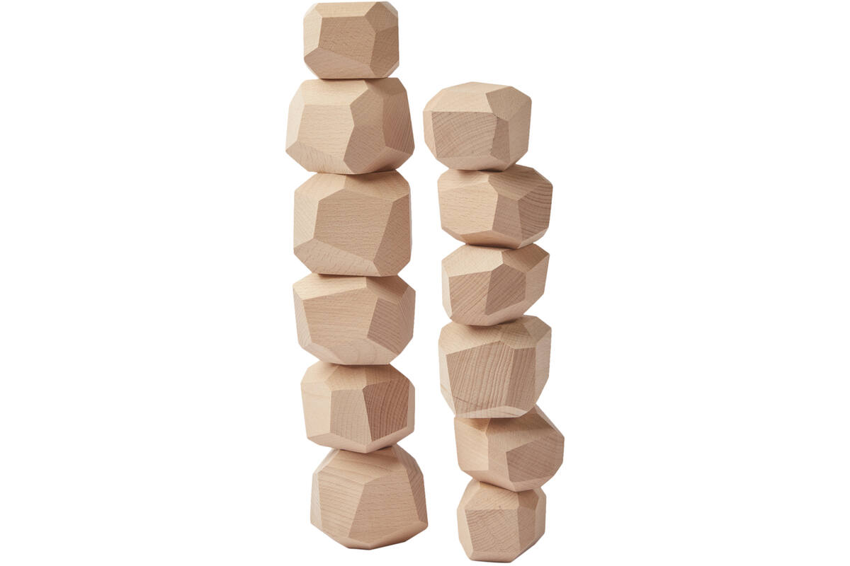 Stekkels set van 12 stuks, 6 medium en 6 large