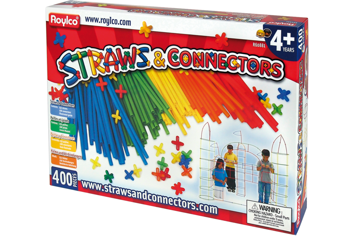 Rietjes en connectoren basisset, 400 delig