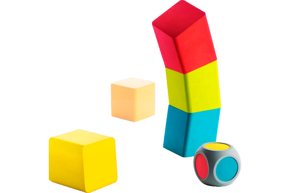 Stapelblokken schuin maxi