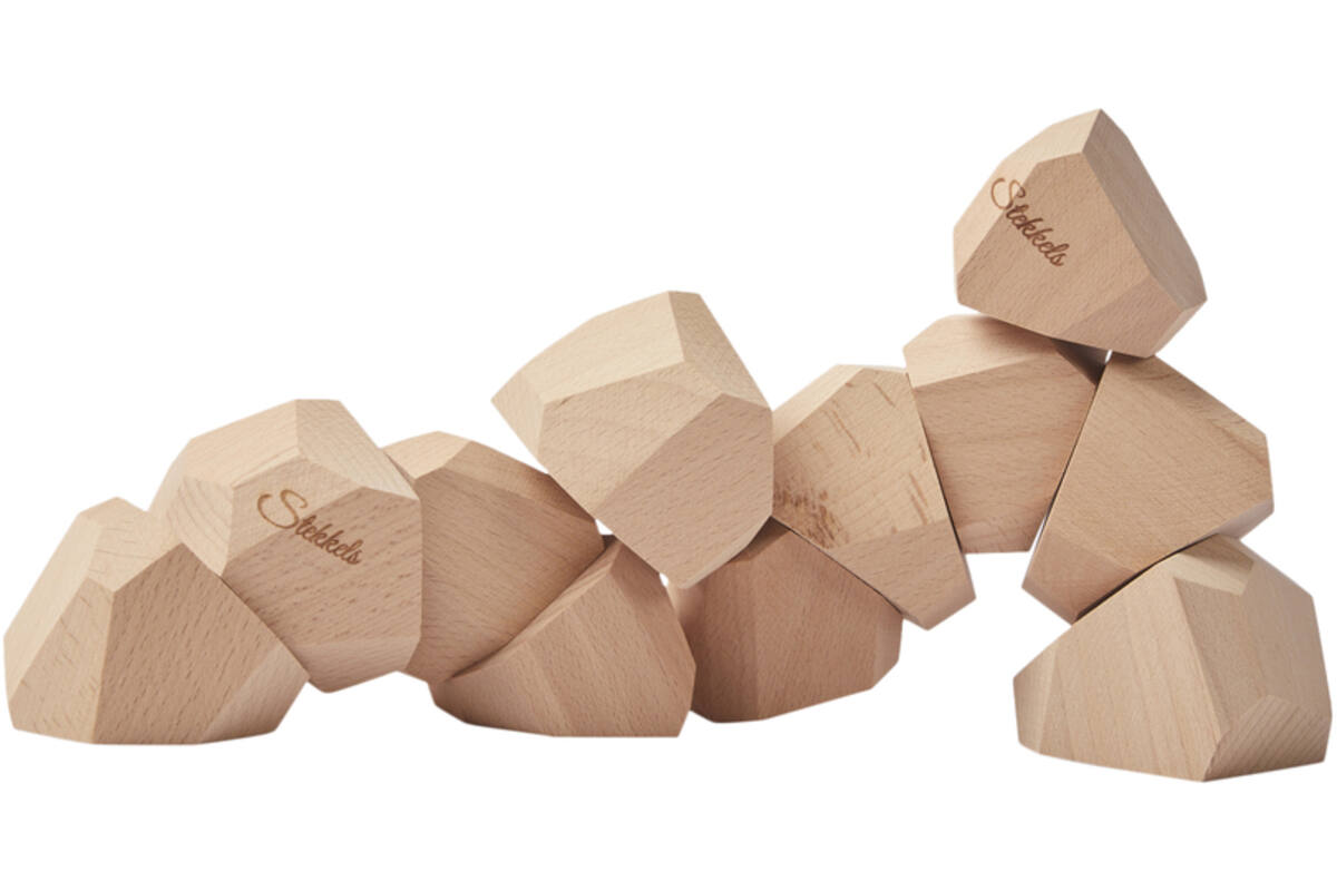 Stekkels Rocs, set van 12 stuks (6 klein & 6 groot)