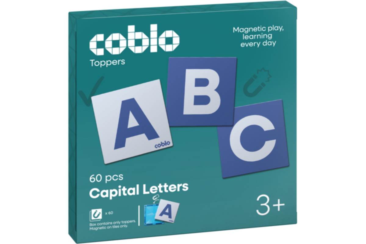 Coblo Toppers Hoofdletters - 60 stuks