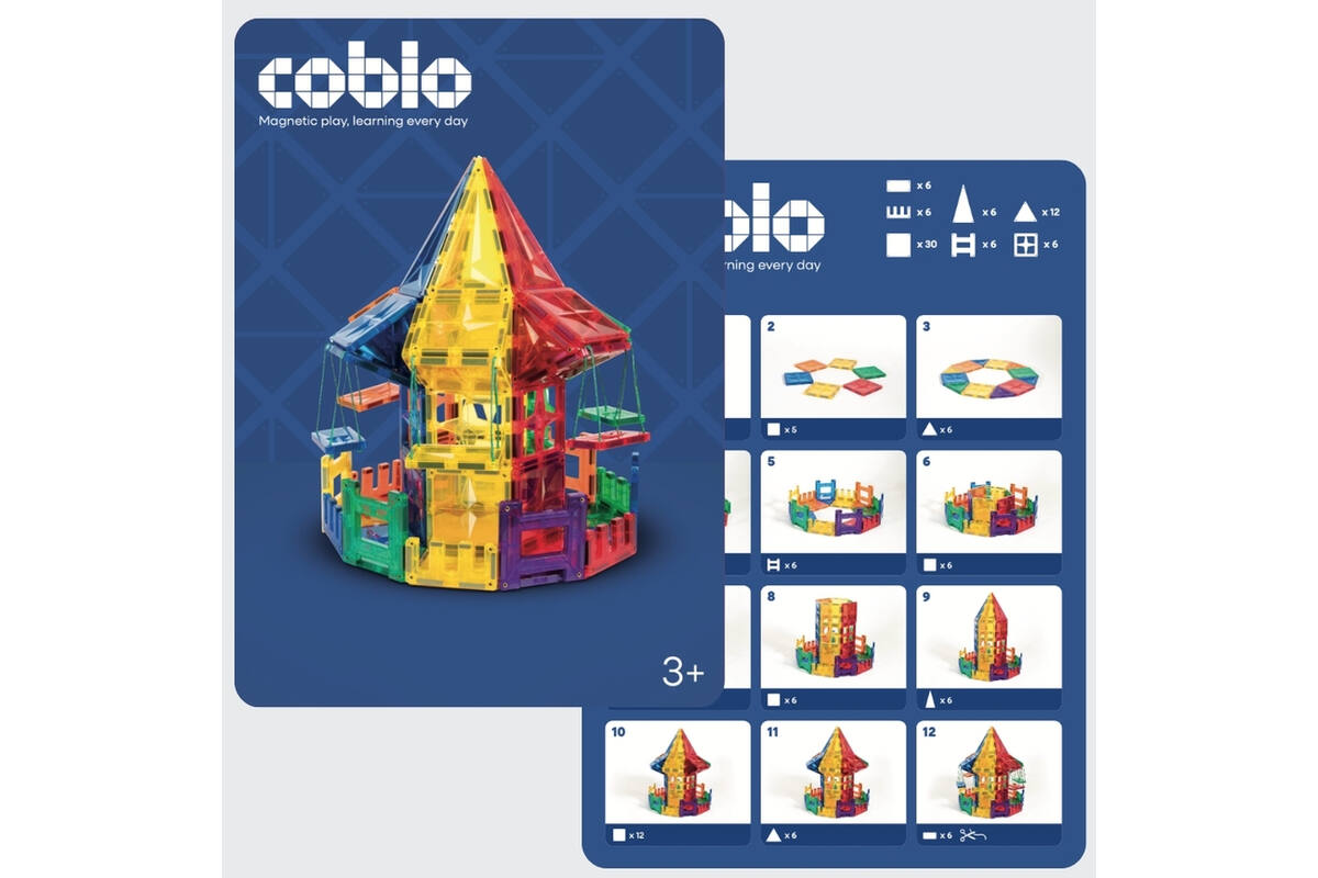 Coblo Bouwkaarten, set van 32 stuks