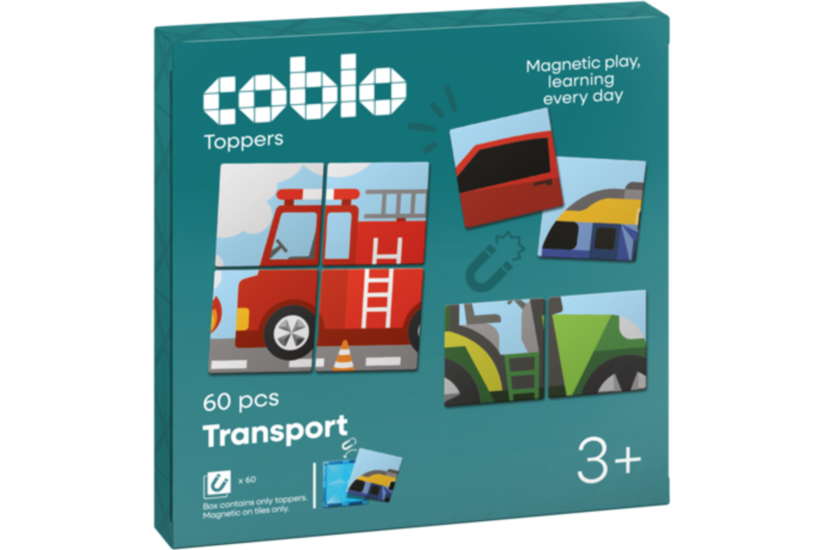 Coblo Toppers Transport, set van 60 stuks