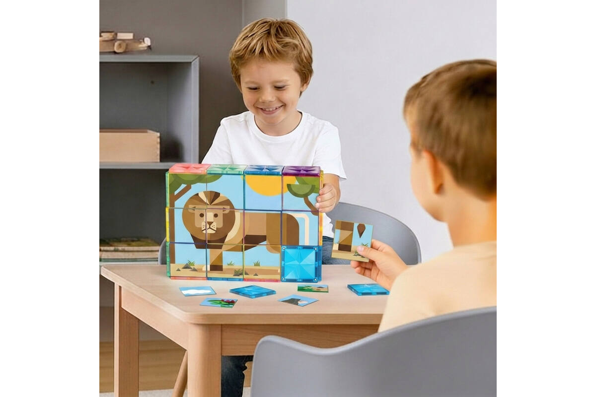 Coblo Toppers Safari Dieren, set van 60 stuks