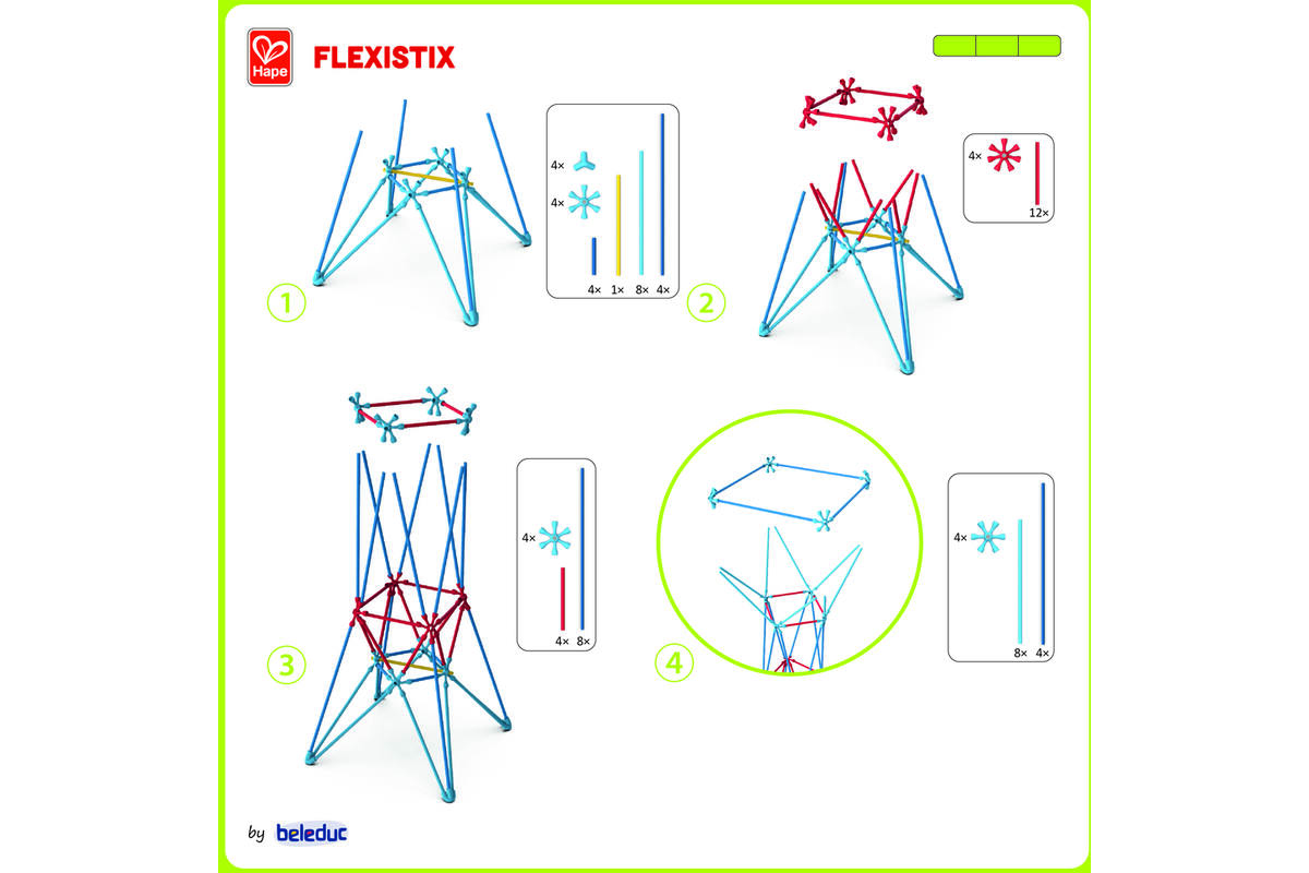 Flexistix XXL, set van 500 stuks