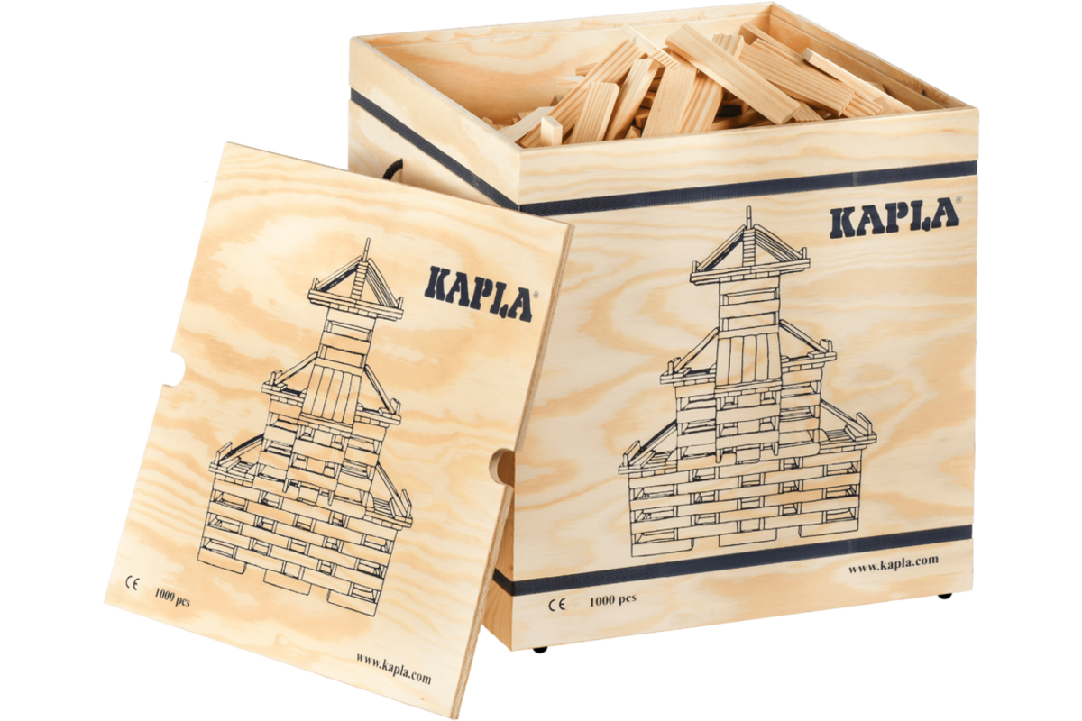 KAPLA® schoolset, 1000 onderdelen in kist