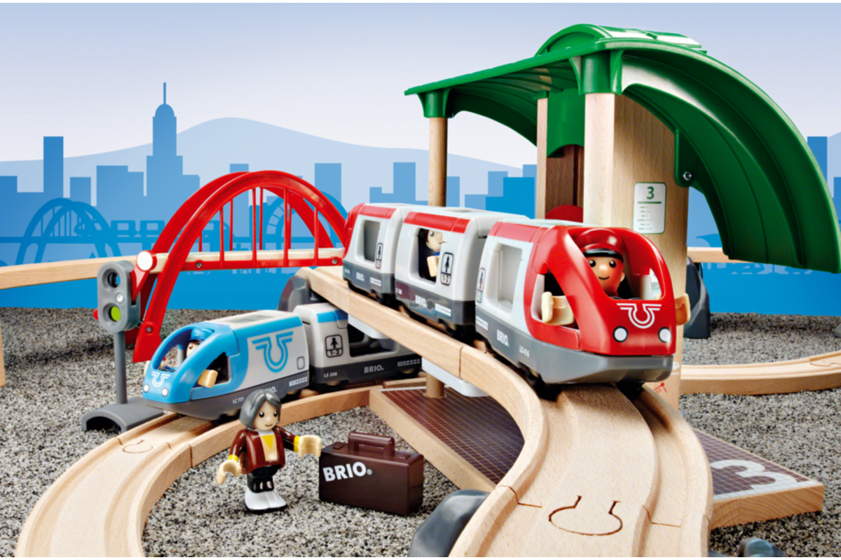 BRIO Treinset met perron