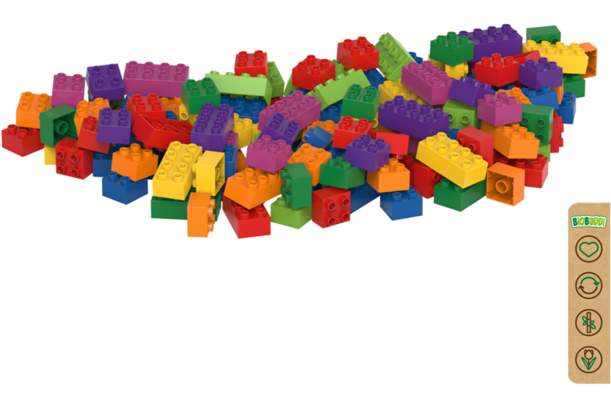 BiOBUDDi Education Big bouwblokken 150 stuks