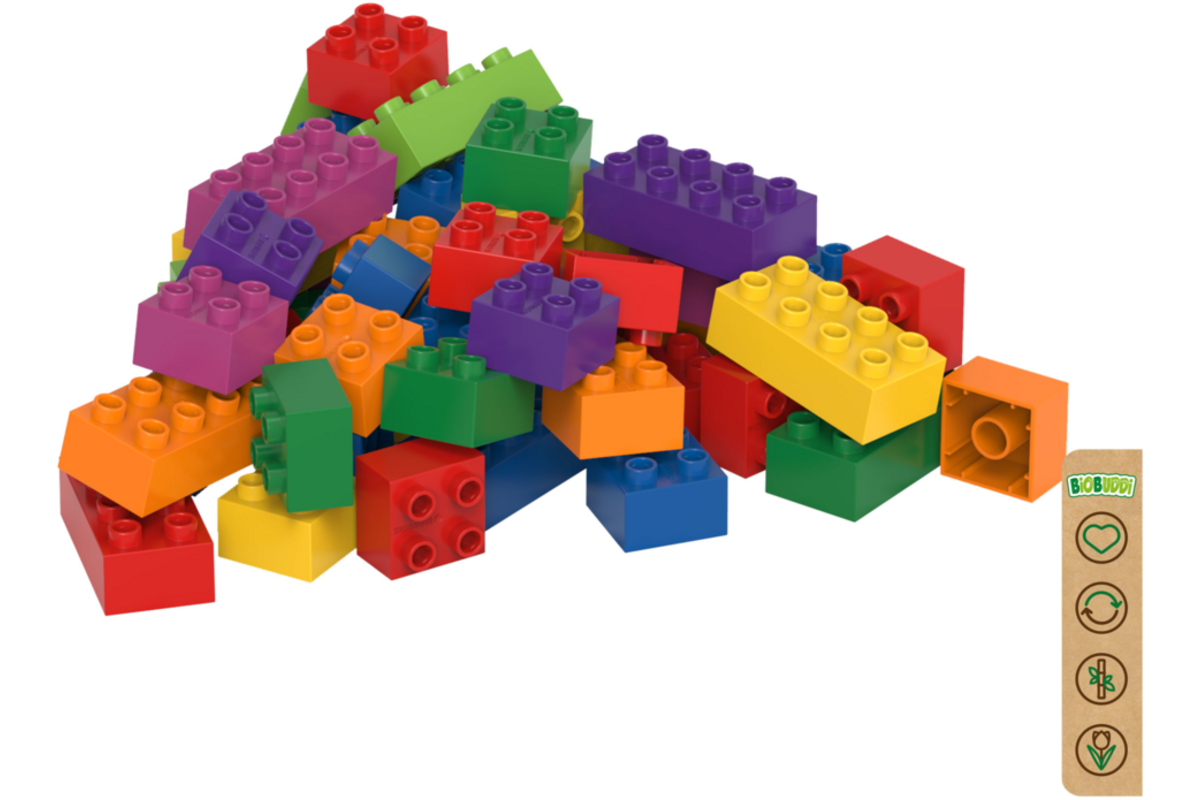 BiOBUDDi Education Big bouwblokken 50 stuks