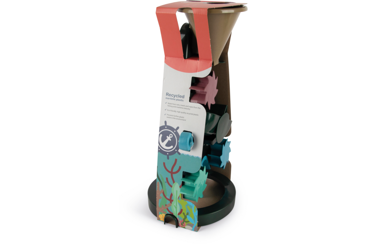 Zand-watermolen gerecycled 'Blue Marine'