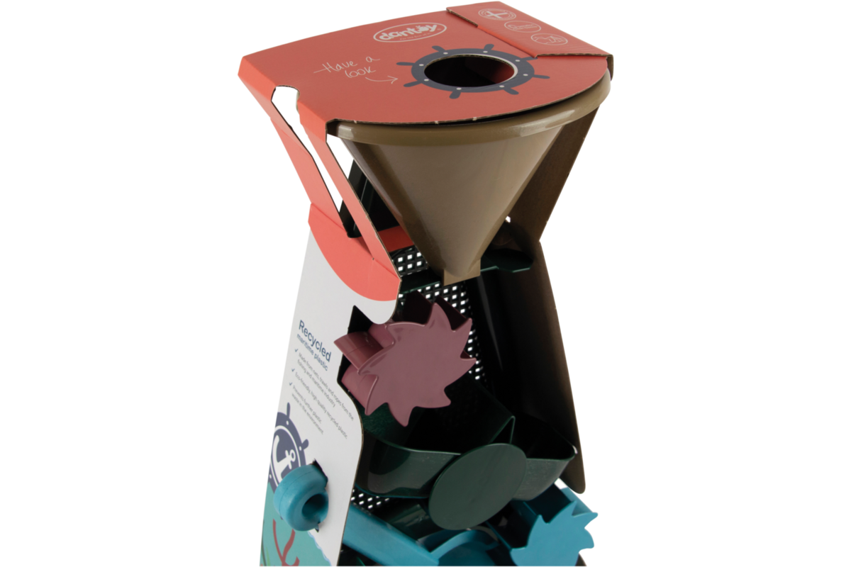 Zand-watermolen gerecycled 'Blue Marine'