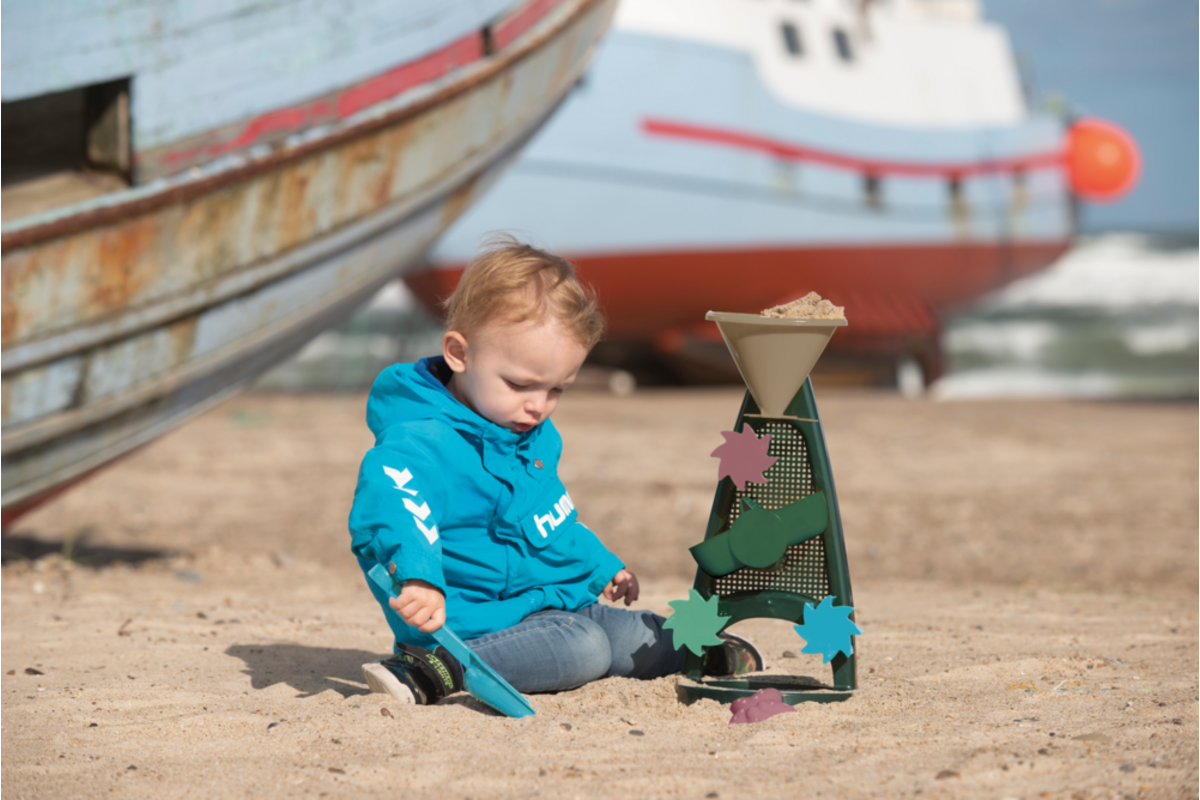 Zand-watermolen gerecycled 'Blue Marine'