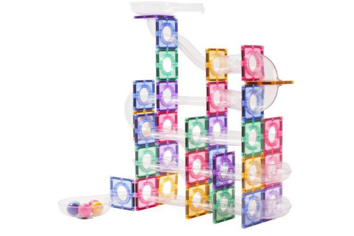 Coblo Pastel Knikkerbaan - 100 stuks