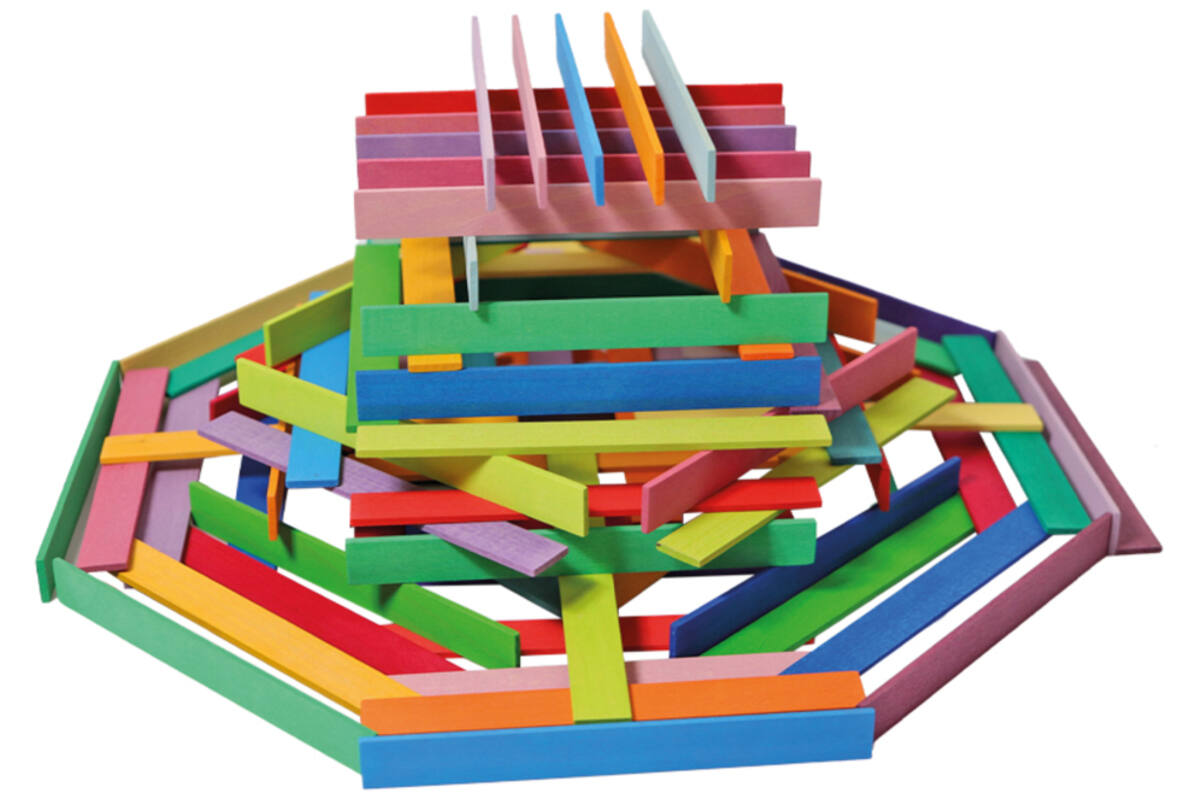 Grimm's - Leonardo Sticks - bouwset - hout - set van 100