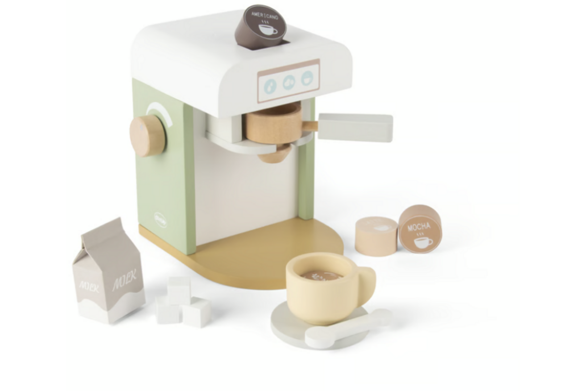 Koffiezetapparaat | 13 delig, hout
