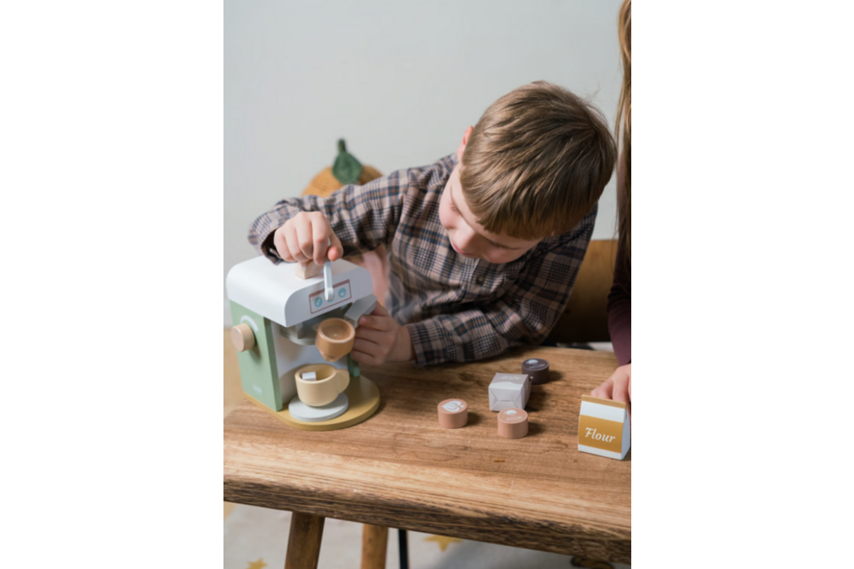 Koffiezetapparaat | 13 delig, hout