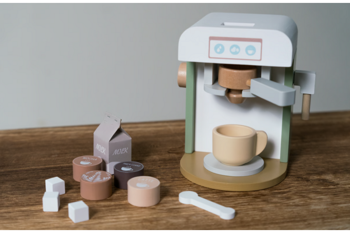 Koffiezetapparaat | 13 delig, hout