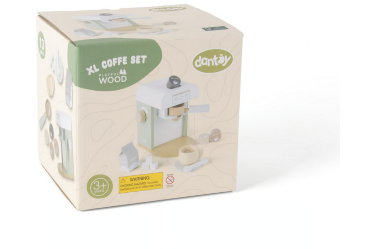Koffiezetapparaat | 13 delig, hout