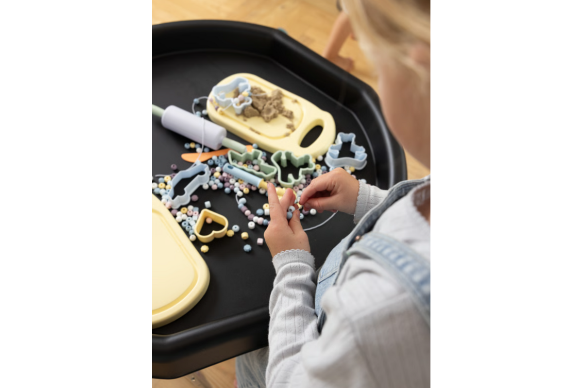 Tuff tray | zeshoek | Blauw, 73 cm met frame
