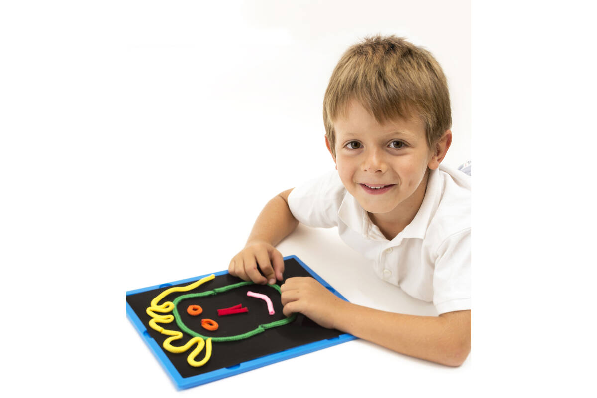 Creatieve borden, set van 4 stuks, inclusief kaarten en draden