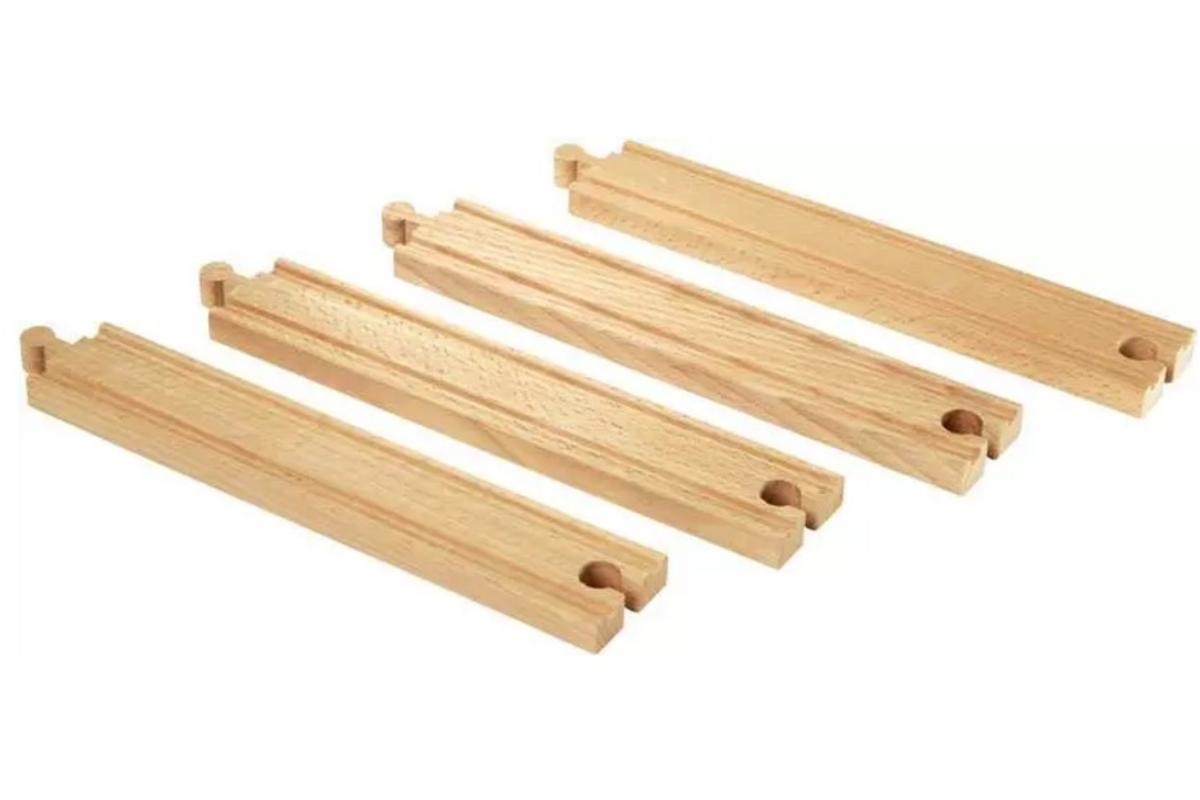 Brio World Lange rails recht (4 stuks)