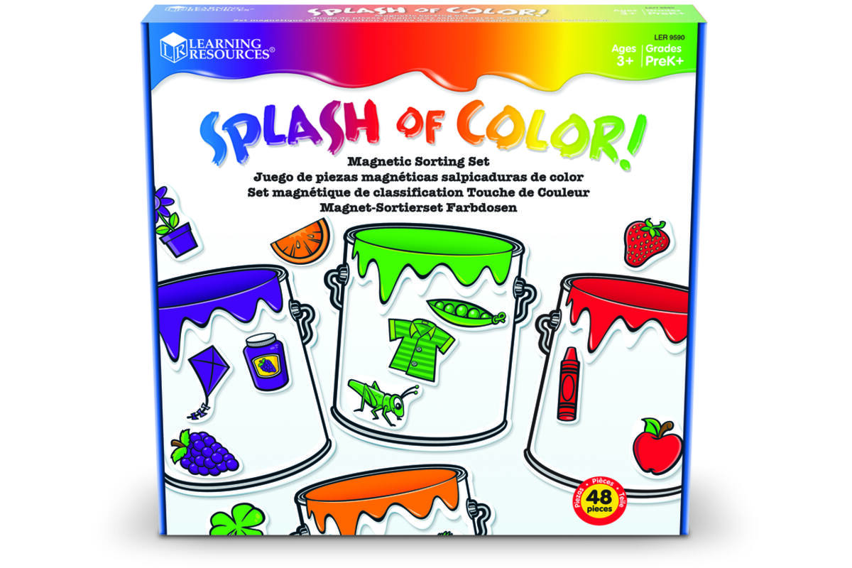 Splash van kleur, magnetische sorteerset