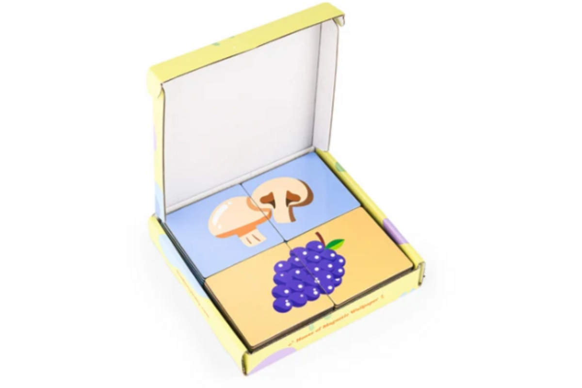 Magnetische fruit- en groentepuzzel