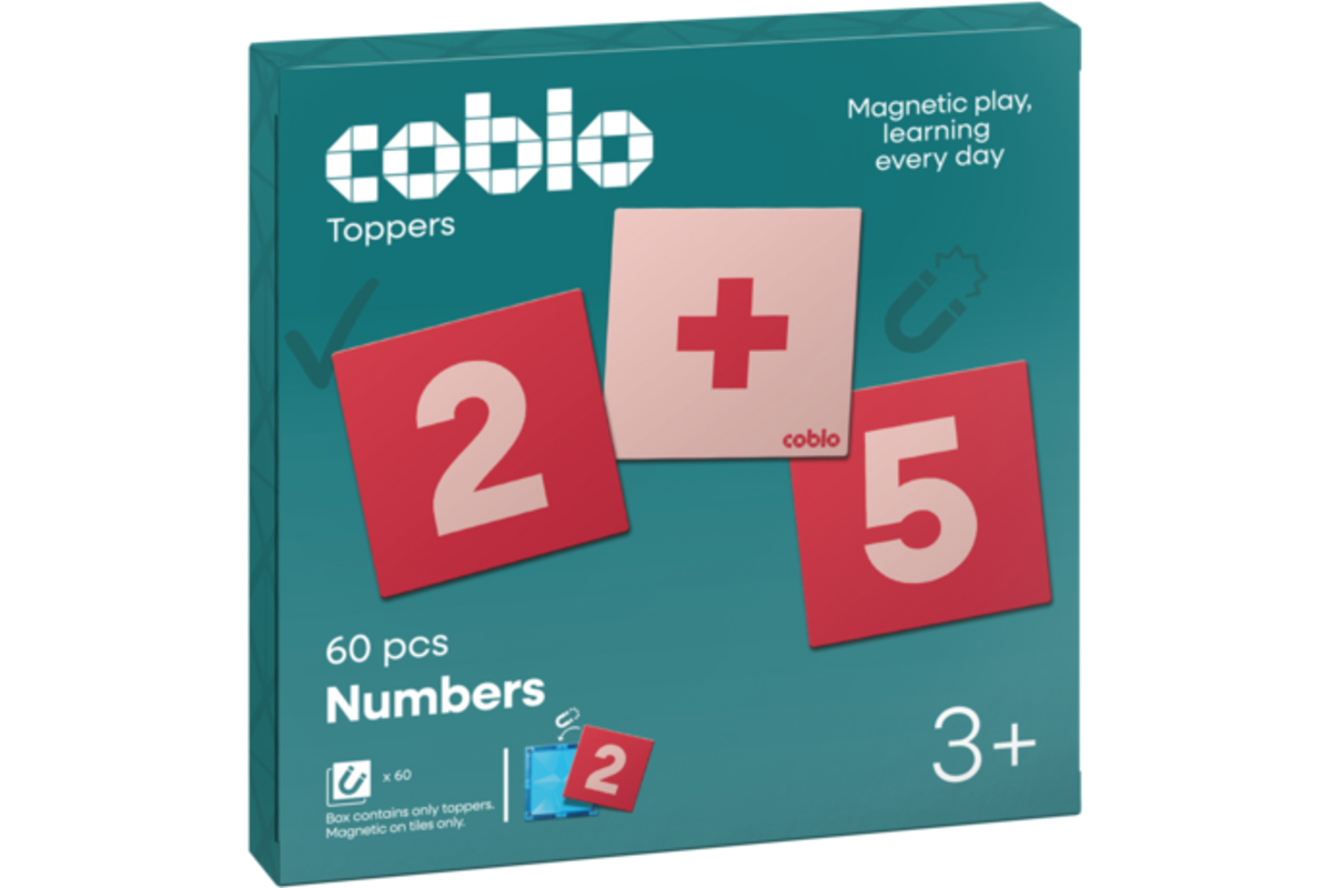 Coblo Toppers Cijfers - 60 stuks