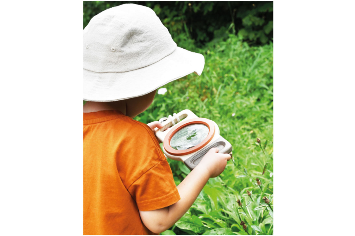 Houten XXL Vergrootglas Discover