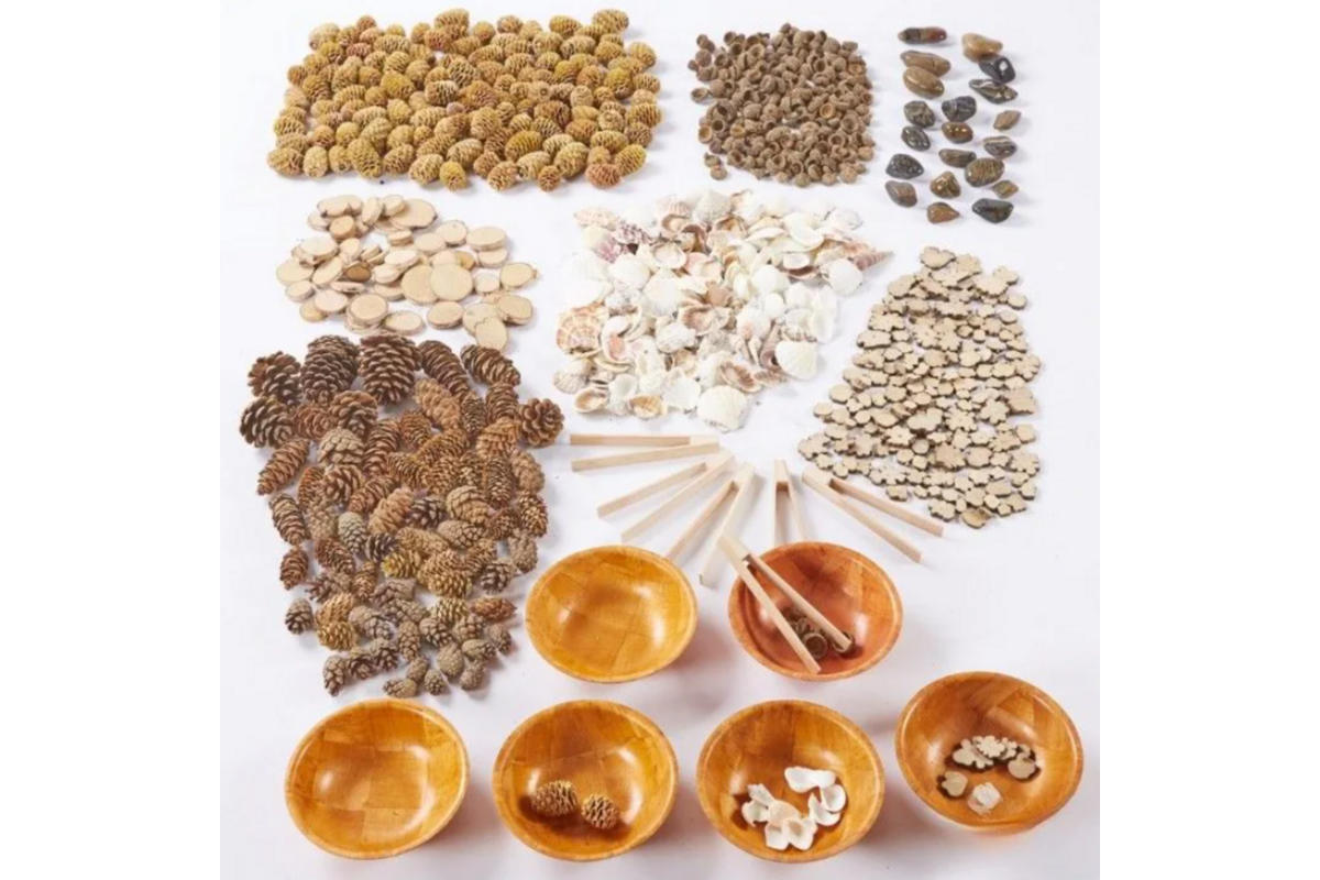 Natuurlijke sorteerset