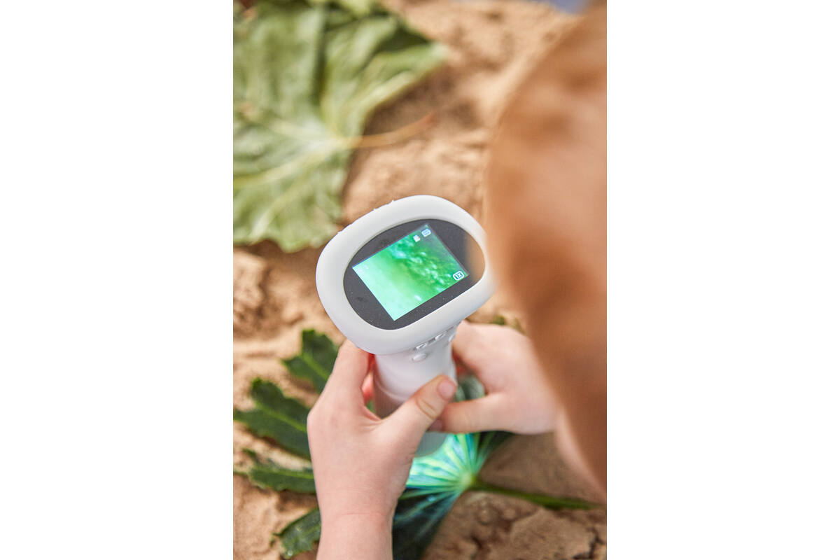 Microscoop met scherm