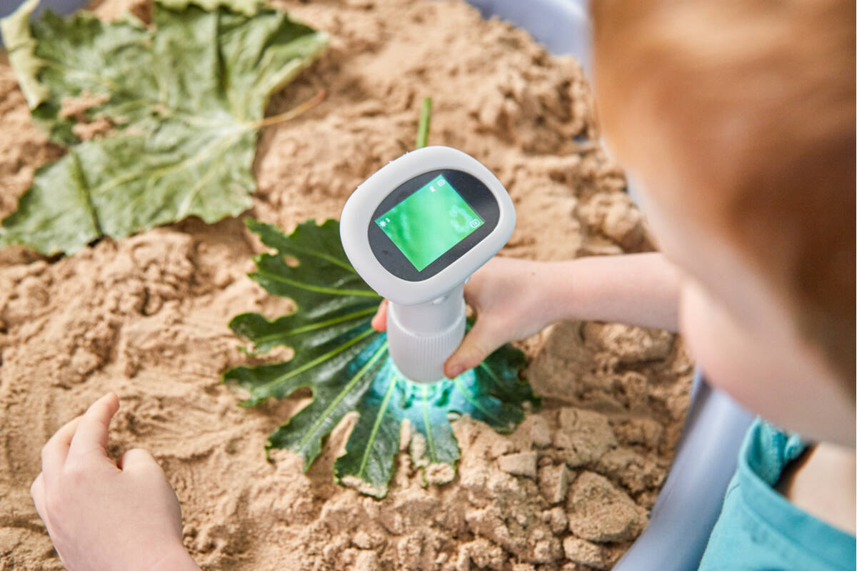 Microscoop met scherm