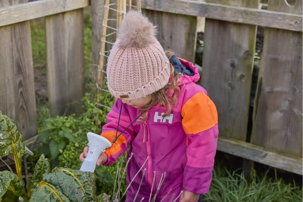 Microscoop met scherm