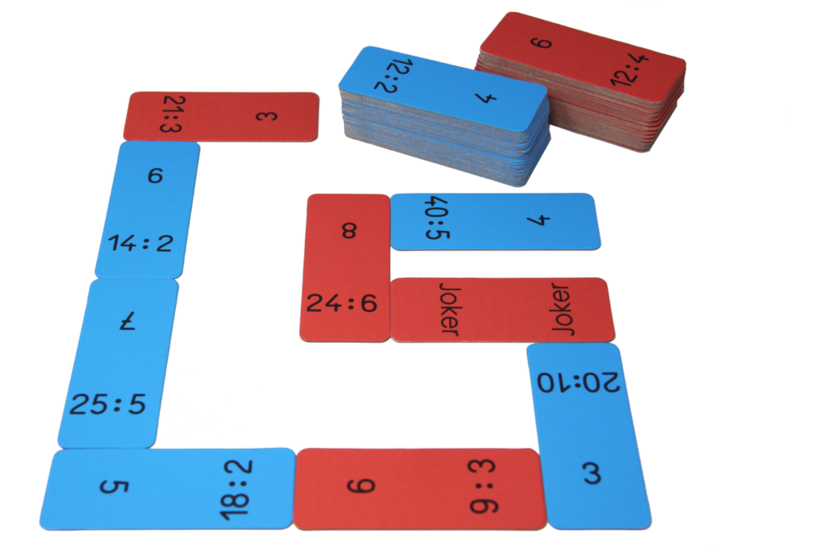 Domino, Vermenigvuldigen, tot 100