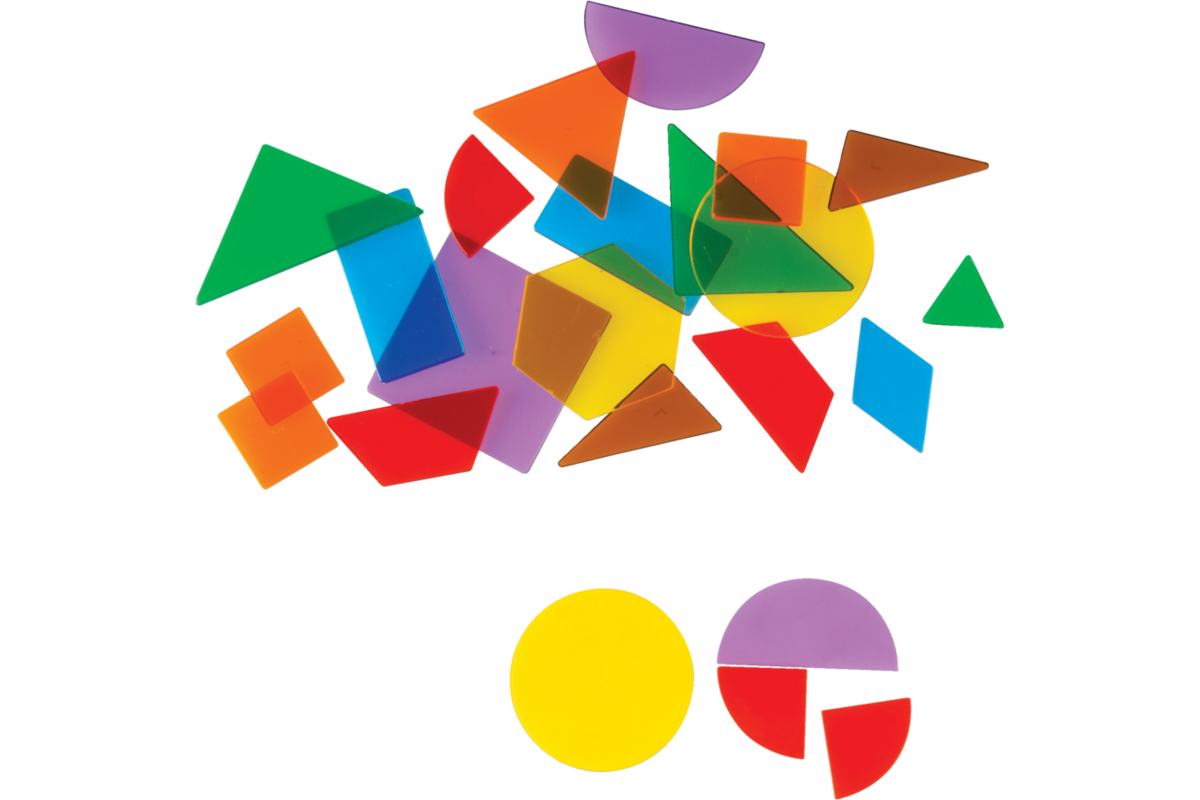 Geometrische vormen transparant