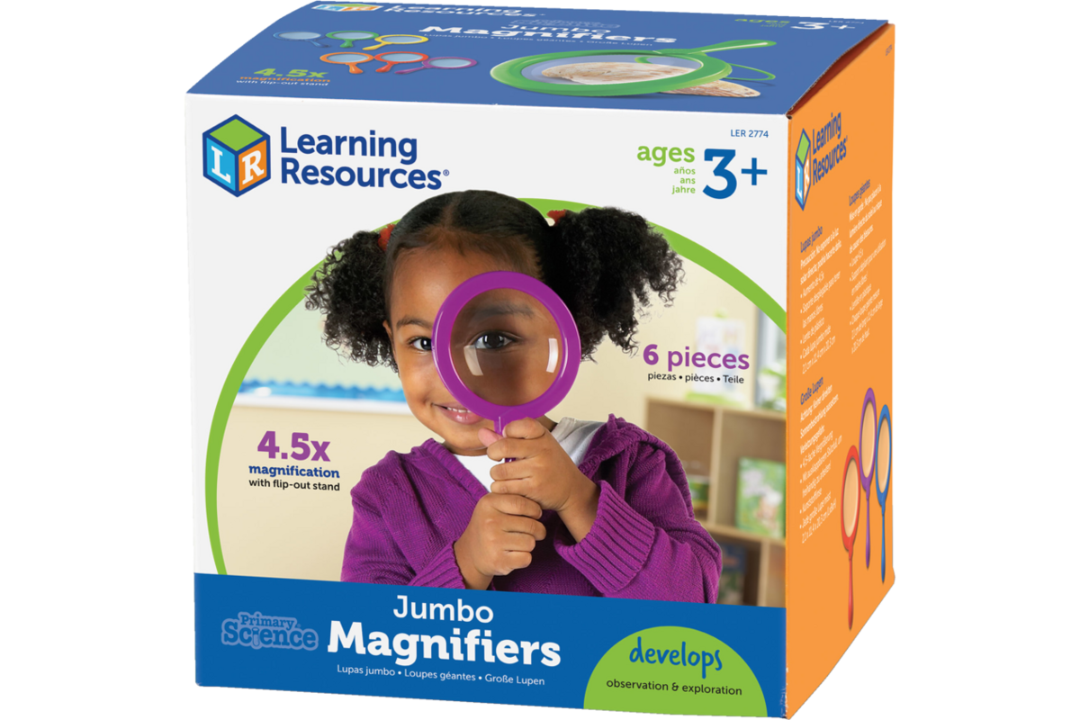 Jumbo vergrootglazen, set van 6