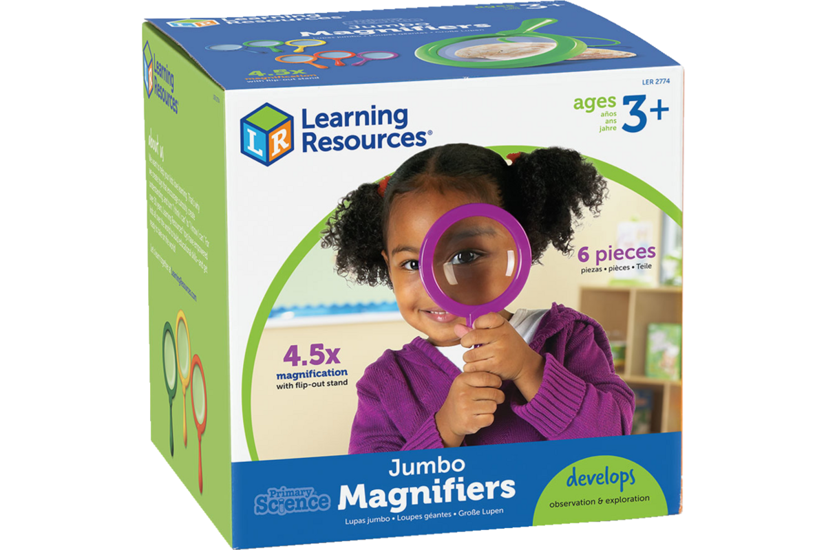 Jumbo vergrootglazen, set van 6