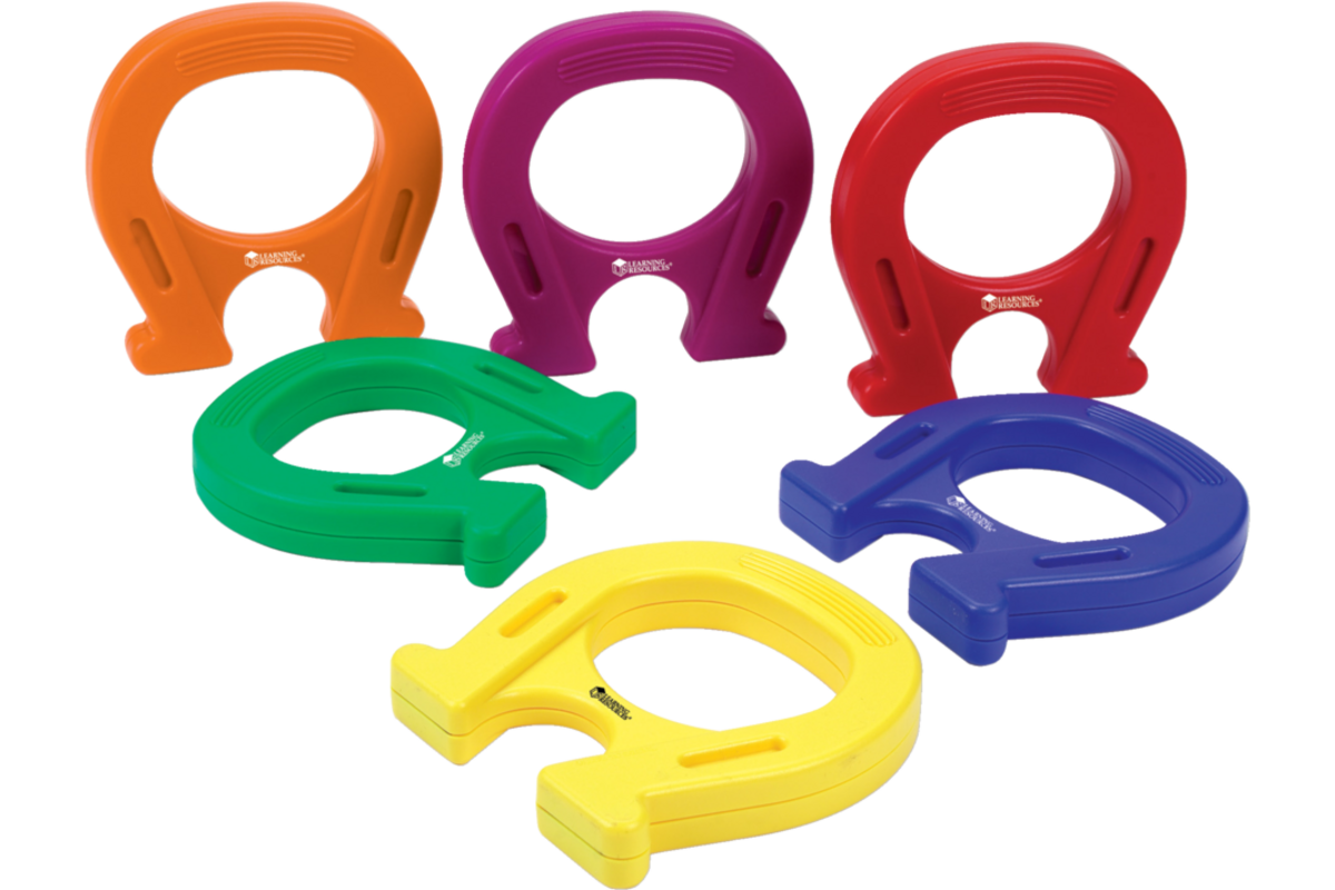 Jumbo hoefijzermagneten, set van 6