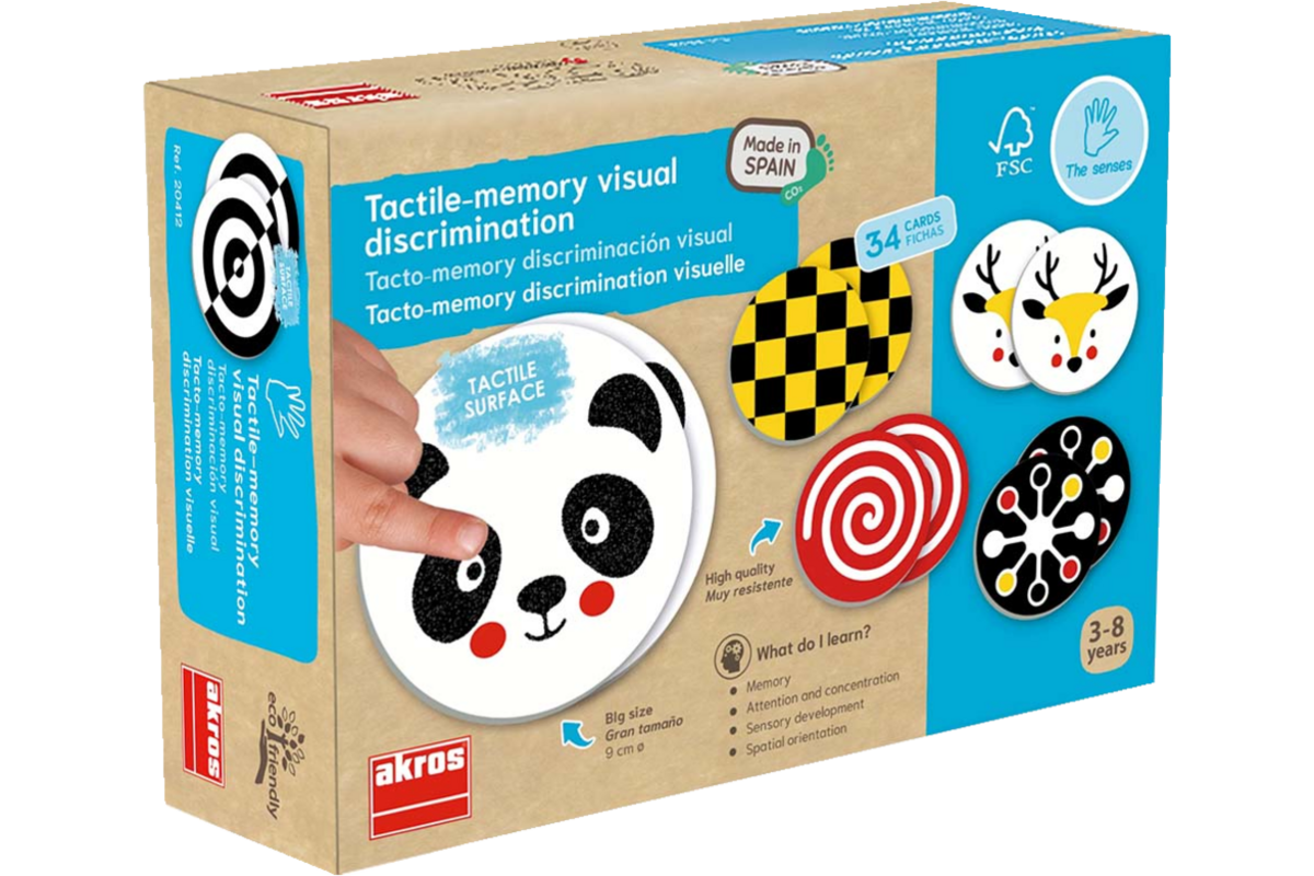 Tactiele memory, visuele discriminatie