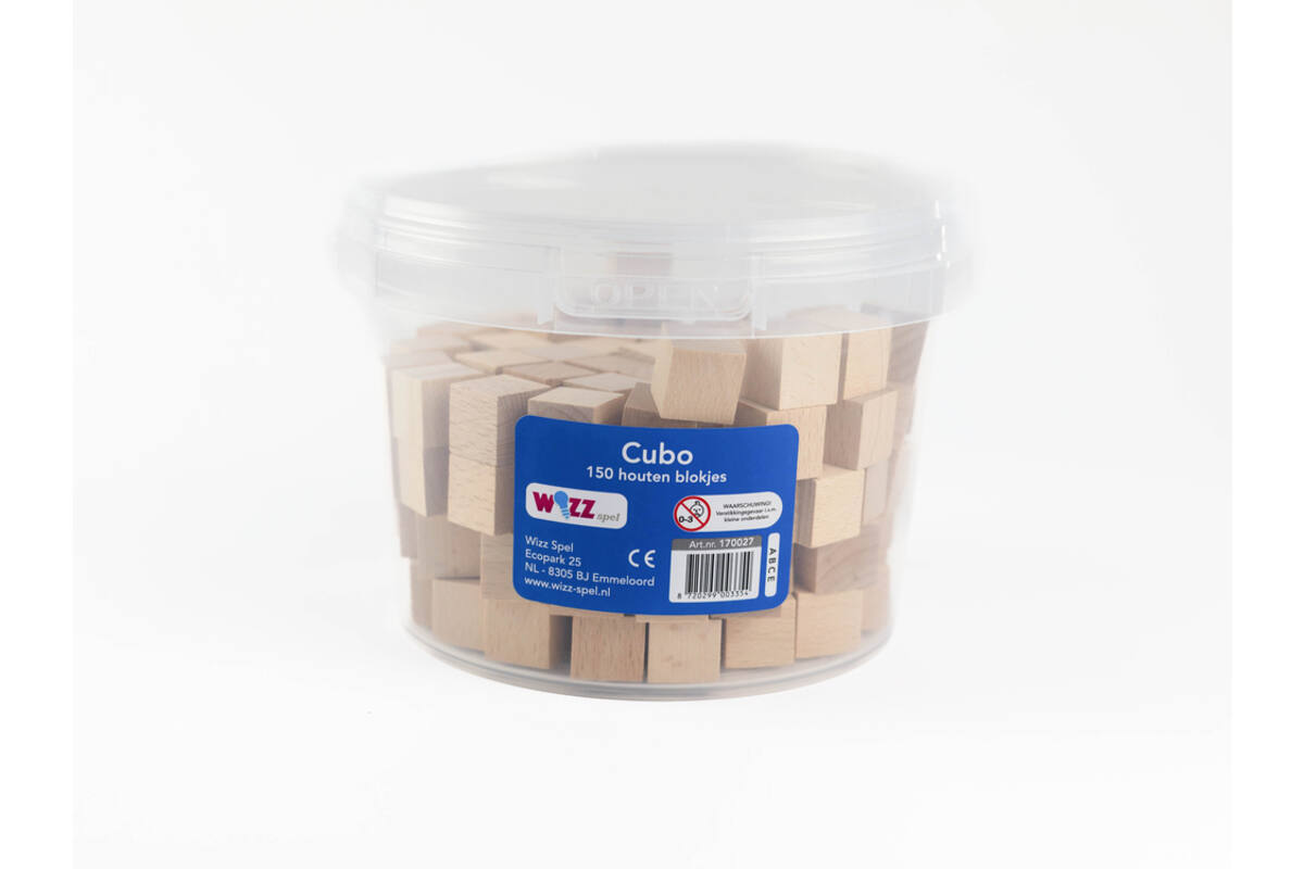 Cubo 150 houten blokjes
