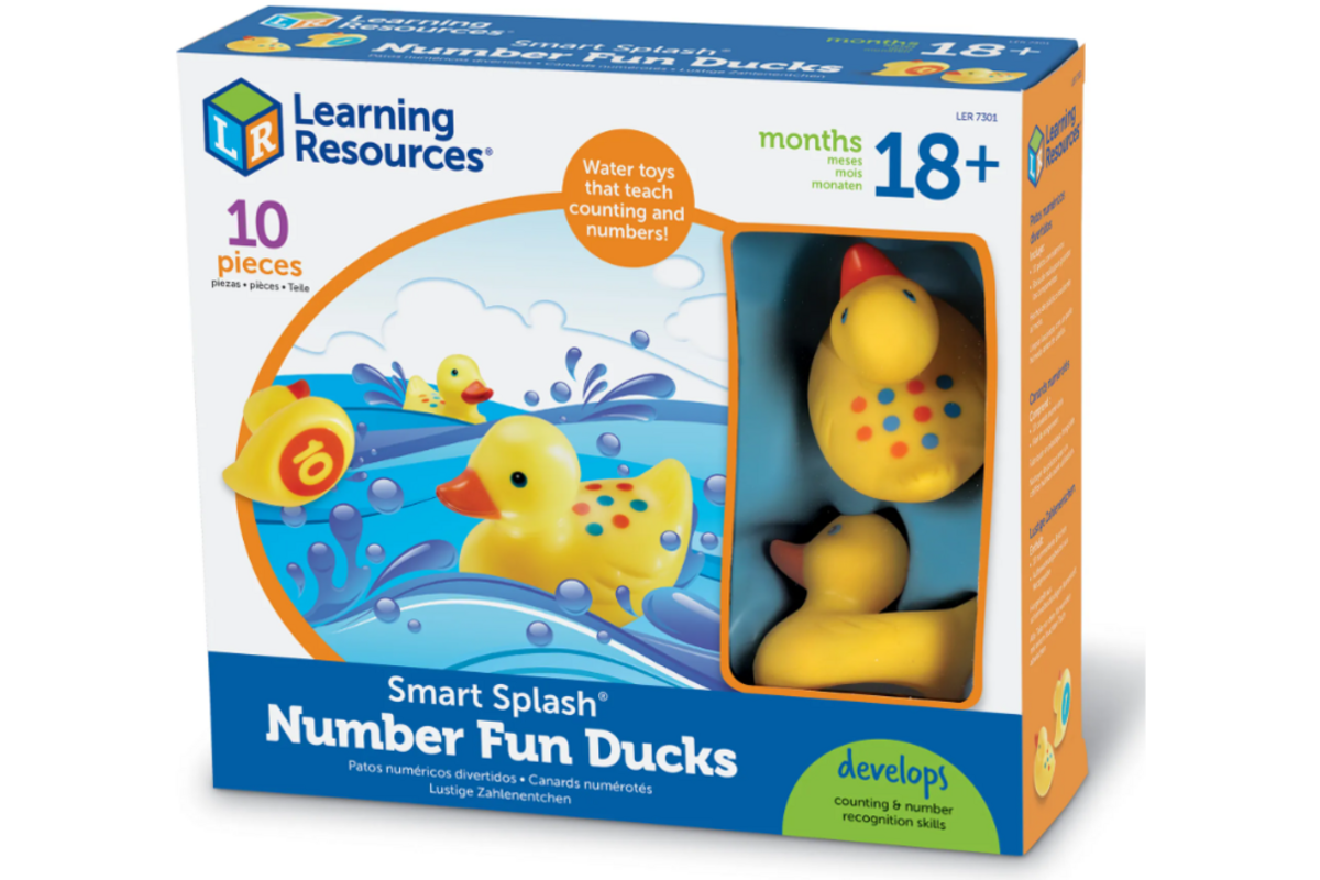 Smart Splash® Getallenpret Eendjes (Set van 10)