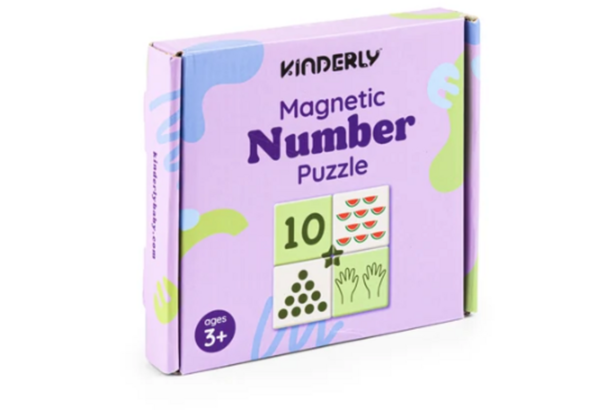 Magnetische cijferpuzzel