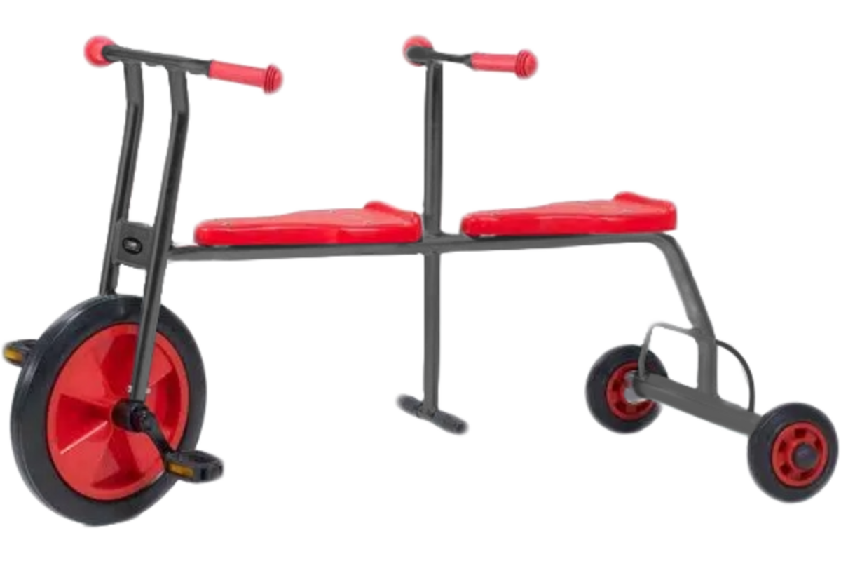 Duo driewieler midi verzinkt - Gecoat Antraciet RAL 7016
