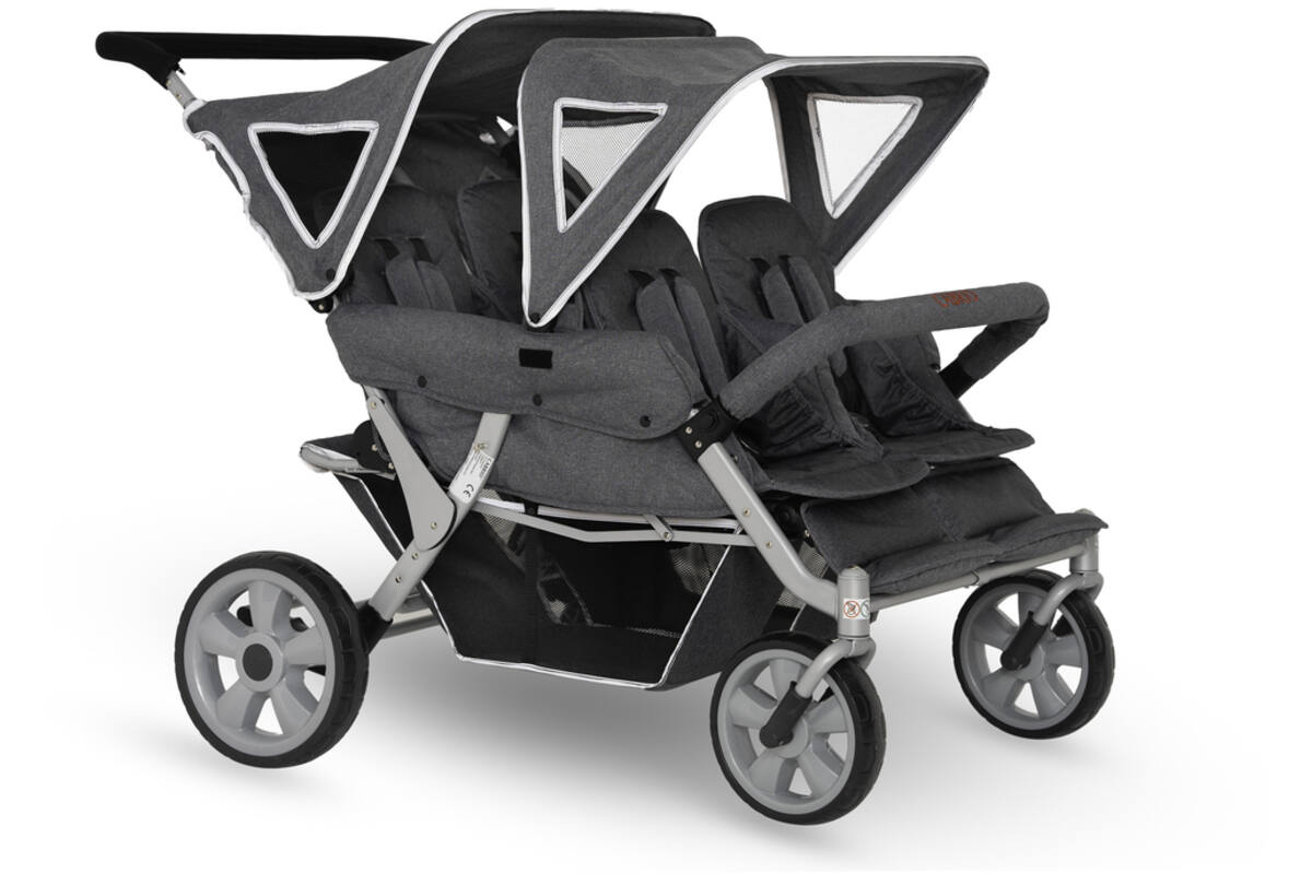 Wandelwagen Cabrio vierzitter