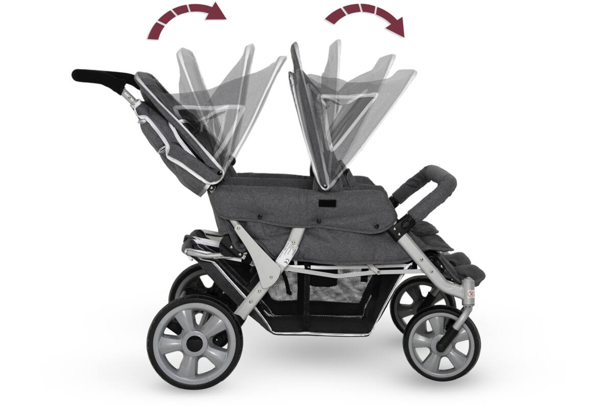 Wandelwagen Cabrio vierzitter