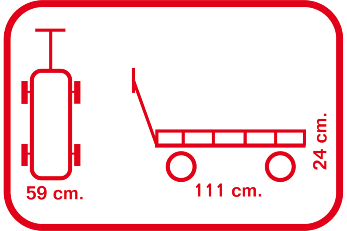 Bolderwagen gegalvaniseerd