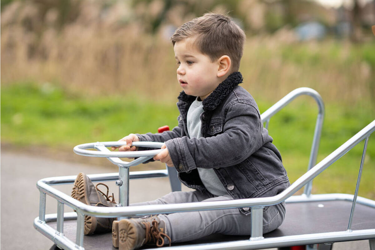 Stuurduwwagen maxi gegalvaniseerd
