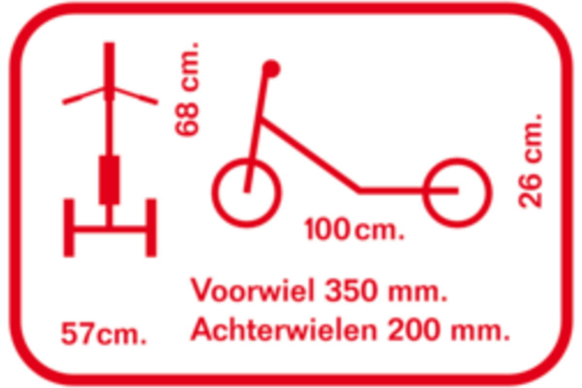 Easy rider maxi gegalvaniseerd