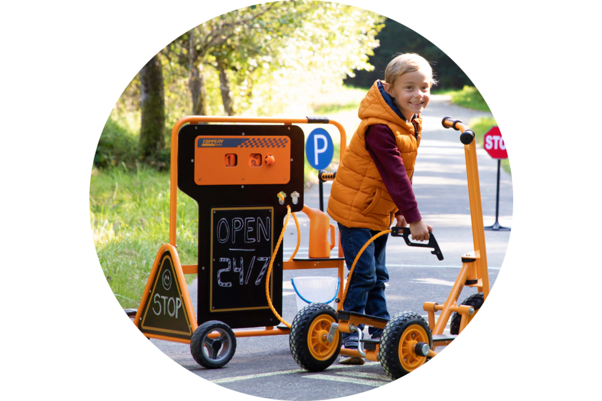 Mobiel tank- en servicestation