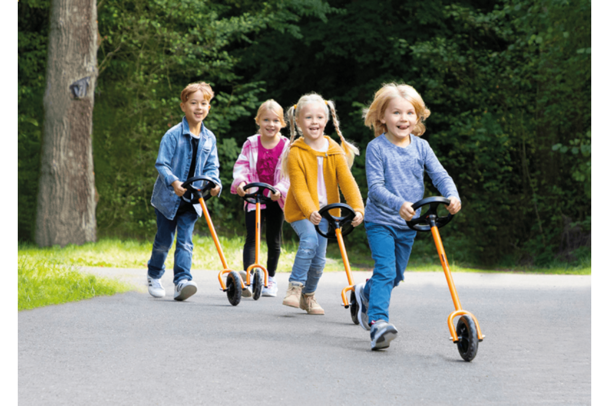 Wheelie, set van 4 stuks